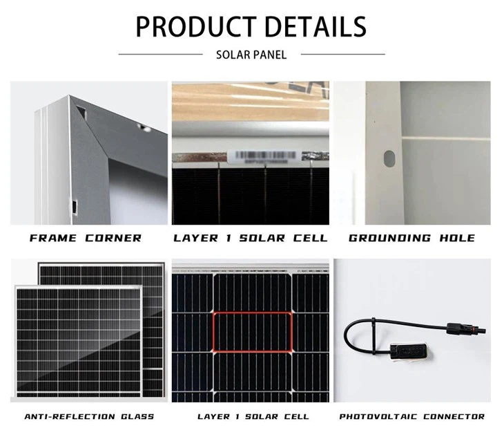 Enhanced Function 550w Mono Crystalline Solar Panels For Sale