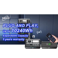 2048WH 2200W Portable Off Grid On Grid Power Supply